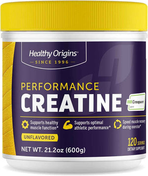Healthy Origins Creatine Monohydrate Creapure Powder, 600g