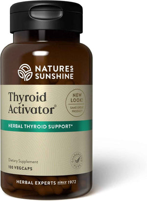Nature's Sunshine Thyroid Activator 100 Capsules