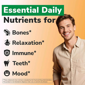 Vitalibre Vitamin D3 K2 10000 IU + Magnesium Glycinate, 60 Mini Softgels | High Absorption D3 K2 Vitamin 10000 IU for Bone, Teeth, Immune & Energy Support, Non-GMO, Easy to Swallow