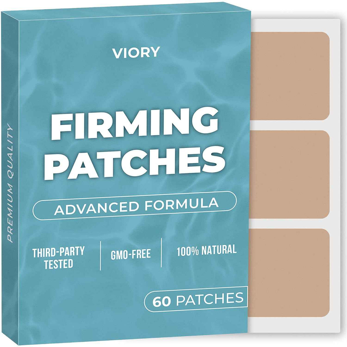 B12 Firming Patches (Pack of 60) - 100% Natural Patch for Women and Men | Energy, Focus & Body Support, Enhanced Formula