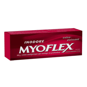 Myoflex Pain Relief Rub | Odourless | Provides Deep Penetrating Relief of Muscle Soreness & Joint Pain | Menthol Free | Stain Free | Non-Greasy | Great for Ages 2+ | 100 Grams (Extra Strength) MyoflexBuy Supplements Australia