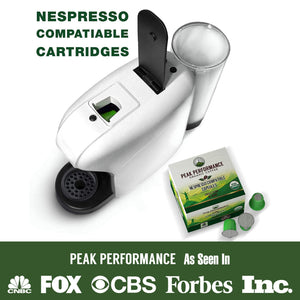 Peak Performance Organic Capsules for Nespresso Machines - Fair Trade, Low Acid, Organic Espresso Coffee Pods (36 Count) Compatible with All Nespresso Capsule Brewers - Medium Roast Single Serve Pod Peak PerformanceBuy Supplements Australia
