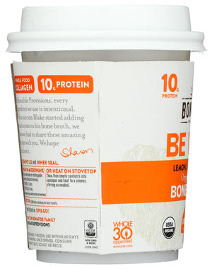 Bonafide Provisions Fresh Organic Be Well Broth with Lemon, Mint & Ginger Organic Chicken Bone Broth, Frozen 8 fl oz - Gluten-Free, Grain-Free, Paleo and Keto Friendly Bonafide Provisions buy supplements Au