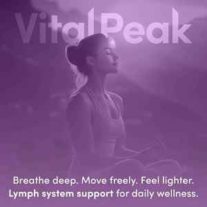Lymph Peak, Lymphatic Drainage Supplements, Lymph System Support | Burdock Root, Echinacea Extract, Bromelain, Dandelion Extract, Vegan. 30 Days Supply. 60 Capsules