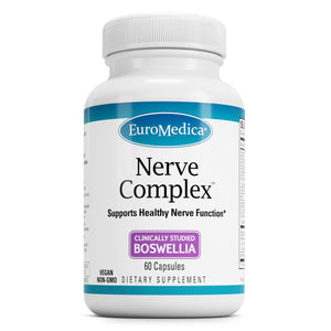 EuroMedica Nerve Complex - Herbal Supplement with Bioactive Vitamin B12 - Circulation & Nerve Health Support Supplement - Vegan Capsules with Boswellia Serrata - 60 Capsules EuroMedicaBuy Supplements Australia