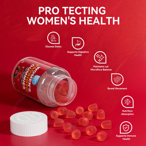 Right More Probiotic for Women Gummies,Feminine Balance Gummies, -1200 Billion Compound, Digestive & Immune Support, Supports Vaginal Health Prebiotics, Natural Cranberry Flavor, Vegan, 60 Gummies Right More buy supplements Au