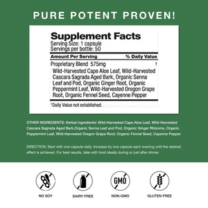 Simply Herbs Easy Go Bowel Mover - Adult Cleansing Supplement for Colon Health Support - Bowel Movement Aid - Stool Softener - Daily-Use Laxative - Plant-Based Ingredients - Vegan - 50 Count Dr. Schulze'sBuy Supplements Australia
