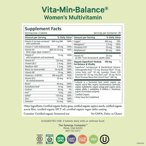 PURE SYNERGY Women’s Multivitamin, Stress, and Energy Essentials Bundle | Whole Food Multi with Adaptogens | Natural Vitamin C Immune and Skin Supplement | Vegan, Non-GMO, and Organic Ingredients