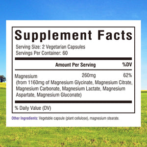 Innate Vitality Magnesium Complex 6-in-1, 1160mg Per Serving, Rest & Digestion, Magnesium Glycinate & Citrate, High Absorption, 120 Vegan Capsules Innate Vitality buy supplements Au