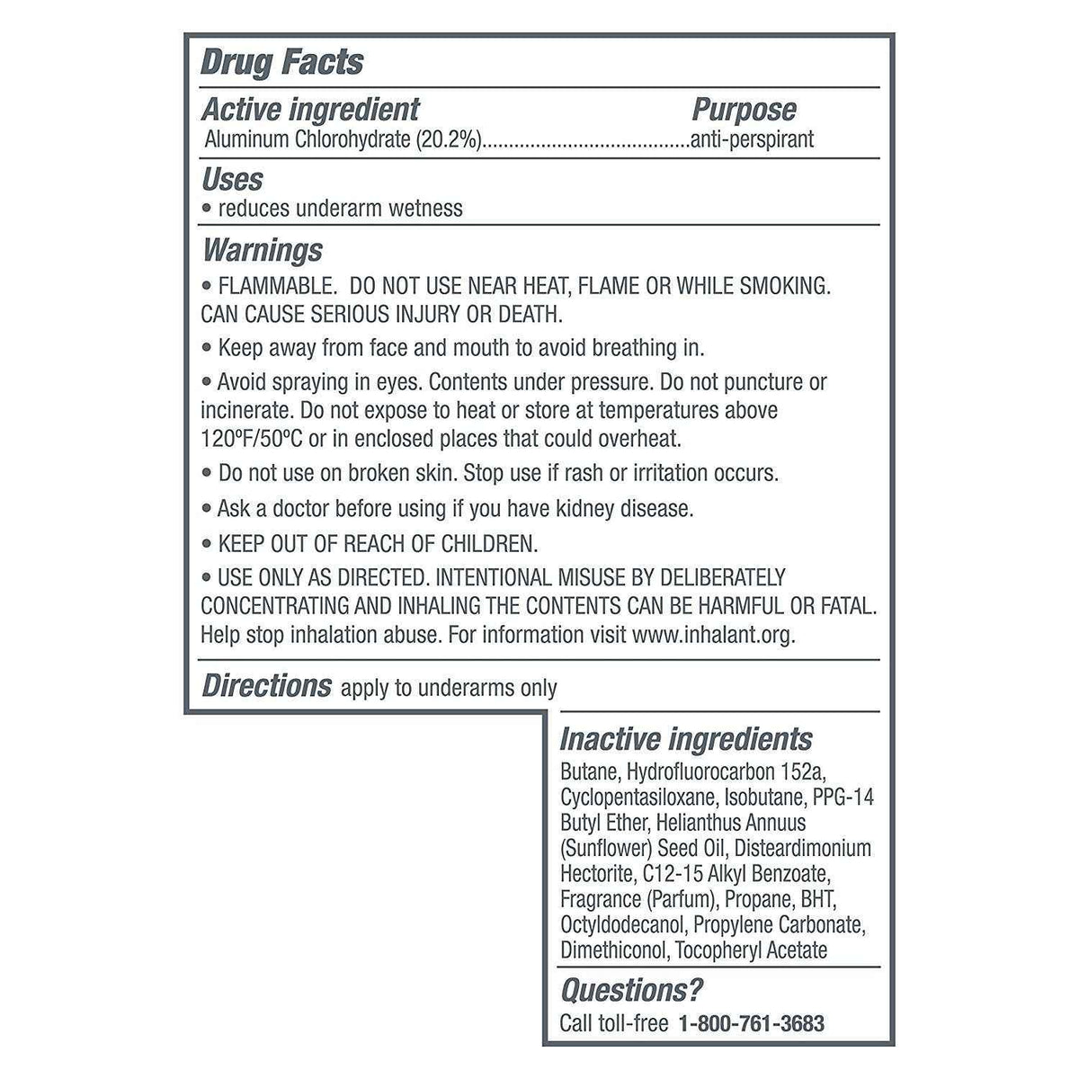 Dove Dry Spray Antiperspirant - Invisible - Sheer Fresh - Net Wt. 3.8 OZ (107 g) Per Can - Pack of 3 Cans