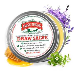 Supplement Product​Amish Origins Drawing Salve Ointment for Boil Treatment, Maximum Strength Fast Acting Draw Salve for Splinters, Bee Stings, Anti Itch Cream, Poison Ivy Oak Relief, 2 oz - Zenith WellnessUSA