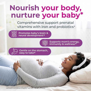 NatureGenX Methyl Prenatal with Probiotics – Prenatal Vitamins for Women with Iron, Methyl Folate, Ginger, Active B12 & 28 Nutrients – Vegan, Non-GMO, Gluten-Free – 60 Capsules (1-Month Supply)