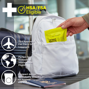 EVERLIT CARE Travel Essential Medicine First Aid Kit I Bonus Medical Supplies I TSA Compliant Mini Size Medkit for Traveling Camping Trips Individually Packed 64 Tablets (Refill Pack) EVERLIT CARE buy supplements Au