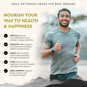 Ancestral Supplements Mofo & Bone and Marrow Bundle for Men – Supports Strength, Energy, Joint & Hormone Health – Grass Fed Beef Organ Blend with Collagen, Growth Factors & Whole Bone Extract