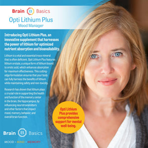 Opti Lithium Plus: Supercharge Brain Health with Enhanced Nutrient Absorption for Optimal Well-Being. Brain BeanBuy Supplements Australia