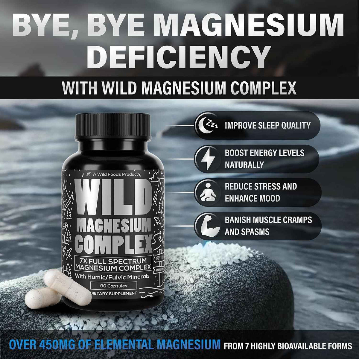 Magnesium Complex (90 caps) & KSM-66 Ashwagandha (60 caps)