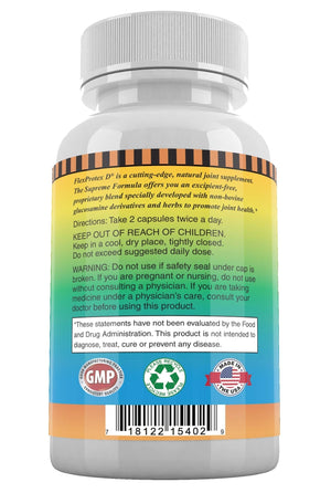 Daily Health, FlexProtex D Joint Muscle Support Supplement 3 Bottles Plus 1 Bottle Daily Marine Coral Calcium 90 Capsules Daily HealthBuy Supplements Australia