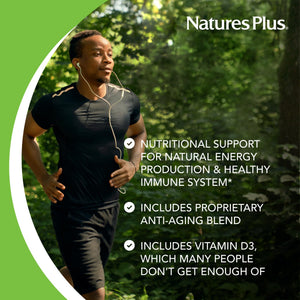 NaturesPlus Source of Life Green & Red Multivitamin - 90 Tablets - with Concentrated Whole Foods - Vegetarian, Gluten Free - 30 Servings NaturesPlusBuy Supplements Australia