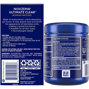 Noxzema Acne Treatment Bundle – Ultimate Clear Blemish Patches with Niacinamide and Tea Tree + Anti-Blemish Pads with 2% Salicylic Acid