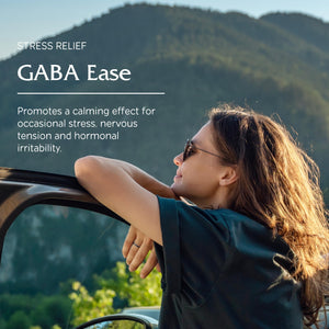 Vitanica GABA Ease - Relaxation Support Supplement with L-Theanine, GABA, & Vitamin B6 - Nervous System Support with Skullcap- Calm Support with Hops & Passion Flower - Vegan, Travel Size -15 Capsules VitanicaBuy Supplements Australia