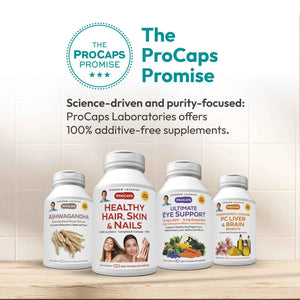 ANDREW LESSMAN ProCaps NAC 500 N-Acetyl Cysteine, 60 Capsules | 500 mg of N-Acetyl Cysteine to support glutathione production, antioxidant defenses and cellular health.