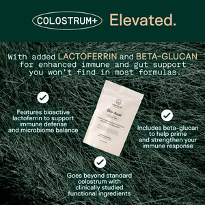 Adapt Naturals Colostrum Supplement with Lactoferrin & Beta-Glucan, Bio-Avail Grass Fed Bovine Colostrum Powder for Gut Health, Immune Support & Vitality | Non-GMO, 2500mg, Unflavored - 30 Days Supply ADAPT NATURALS BY CHRIS KRESSERBuy Supplements Australia