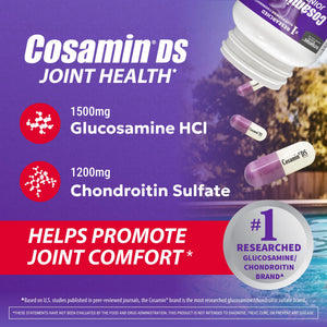 Nutramax Laboratories Cosamin® DS Joint Health Supplement with Glucosamine & Chondroitin for Adult Men & Women, Joint Supplement, 180 Capsules Nutramax LaboratoriesBuy Supplements Australia