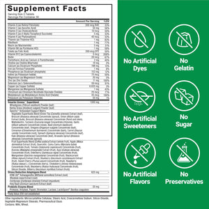 FORCE FACTOR Smarter Greens Tablets, Greens Supplement with 25+ Superfoods and Antioxidants to Improve Digestion, Reduce Stress, Strengthen Immunity, and Support Metabolism, 90 Tablets Force FactorBuy Supplements Australia