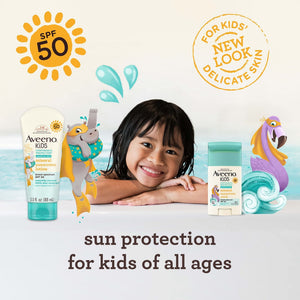 Aveeno Kids Continuous Protection Zinc Oxide Mineral Sunscreen Stick for Sensitive Skin, Face & Body Sunscreen Stick for Kids - PrimeBioHealth - canada supplements