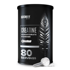 BIRDMAN Micronized Creatine Monohydrate Powder, Muscle Recovery, Caffeine Free, Creatine Pre Workout, Vegan, Post Workout, Gluten Free, Sugar Free - PrimeBioHealth - canada supplements