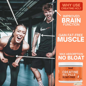 Bod Creatine HCL Capsules – 150 Pills | Creatine Hydrochloride Supplement for Men & Women | Easy-to-Swallow Alternative to Monohydrate Powder, Unflavored & Keto-Friendly - PrimeBioHealth - canada supplements
