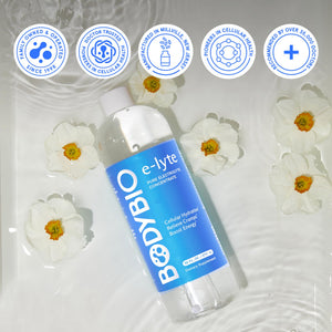 BodyBio e-lyte - Liquid Electrolyte Concentrate for Clean Hydration, Energy & Cramp Relief - No Sugar, No Artificial Flavors, No Fillers, Keto Friendly - PrimeBioHealth - canada supplements