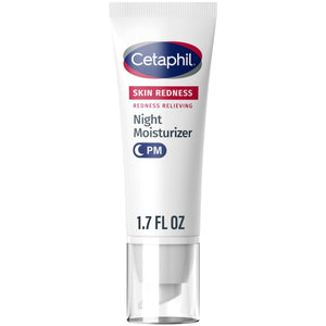 Cetaphil Night Cream, Redness Relieving Night Moisturizer for Face, 1.7 fl oz, For Dry, Redness-Prone Skin, Hypoallergenic, Fragrance Free - PrimeBioHealth - canada supplements