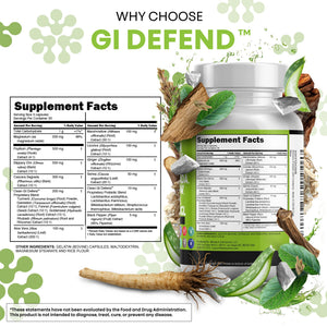 Clean Nutraceuticals Slippery Elm Psyllium Husk Pre Probiotic Digestive Gut Health Supplement with Aloe Vera Cascara Sagrada - PrimeBioHealth - canada supplements