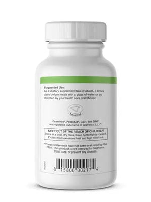 Graminex PollenAid Prostate Supplement: All Natural Prostate Support for Bladder Control & Urinary Tract Health, Rye Pollen Extract Made in USA, 200 Tablets - PrimeBioHealth - canada supplements