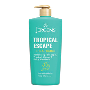 Jergens Shea Fusion Tropical Escape Body Lotion, Moisturizer with Shea Butter & Vitamin E, 14 Fl Oz - PrimeBioHealth - canada supplements