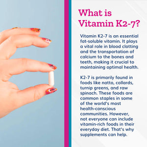 Just Thrive Vitamin K2-7 - Bone, Brain, and Heart Health K2 Vitamin Supplement, 60 Capsules - PrimeBioHealth - canada supplements