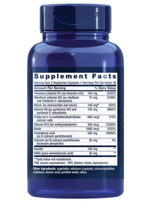 Life Extension BioActive Complete B-Complex, Heart, Nerve Support, Healthy Energy, Metabolism, Complete B Complex, 60 Vegetarian Capsules - PrimeBioHealth - canada supplements