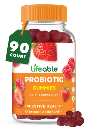 Lifeable Probiotics Gummies | 2 Billion CFU | Great Tasting Probiotic Gummies for Women | Probiotic Gummy for Gut Health and Immune Support - PrimeBioHealth - canada supplements
