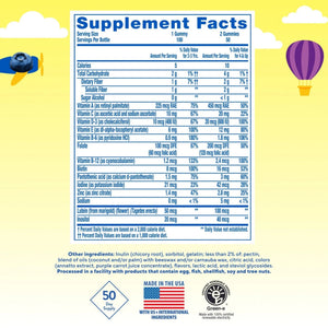 L’il Critters Gummy Vites No Sugar Added Daily Gummy Multivitamin for Ages 2+ Toddlers & Kids, Vitamin C, D3 for Immune - PrimeBioHealth - canada supplements