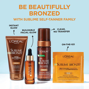 L'Oreal Paris Sublime Bronze Self Tanning Towelettes, Streak-Free, Natural Looking Tan, 6 ct - PrimeBioHealth - canada supplements