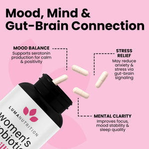 Luma Nutrition Probiotics for Women with Prebiotics - 50 Billion CFU Per Serving - Formulated for Digestive, Immune & Feminine Support - PrimeBioHealth - canada supplements