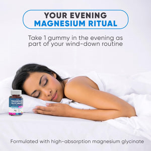 Magnesium Glycinate Gummies 400mg, High Absorption Magnesium Supplement for Women - PrimeBioHealth - canada supplements