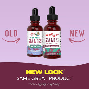 MARYRUTH'S Organic Irish Sea Moss Liquid Drops | Chondrus Crispus | Wild Harvested | Organic Irish Moss Formulated for Adults & Kids Ages 14+ | Unflavored | Sugar Free | Vegan | Non-GMO | 1 Fl Oz - PrimeBioHealth - canada supplements