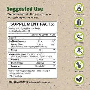 Master Supplements TruFiber - 6.35 oz, Pack of 2 - Prebiotic Fiber to Help Boost Probiotic Growth - Supports Digestive Health - PrimeBioHealth - canada supplements