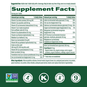 MegaFood One Daily Multivitamin for Women and Men, Immune Support Supplement with Real Food, Vitamin C & Vitamin B, Bone Health, Cellular Energy Metabolism, Vegetarian - PrimeBioHealth - canada supplements
