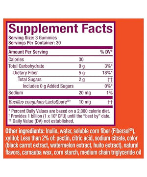 Metamucil Fiber Gummies for Adults with Probiotics for Bloating Relief, No Sugar Added Strawberry Kiwi BlackBerry Flavors, 5g Prebiotic - PrimeBioHealth - canada supplements