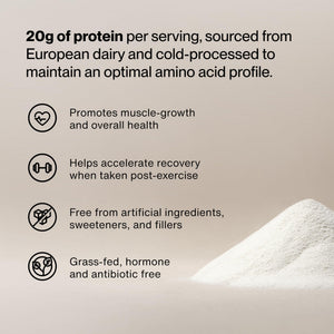 Momentous Essential Grass-Fed Whey Protein Powder - 20 g Whey Isolate Protein - NSF Certified for Sport - Gluten-Free - 25 Servings for Essential Everyday Use - Unflavored - Package May Vary - PrimeBioHealth - canada supplements