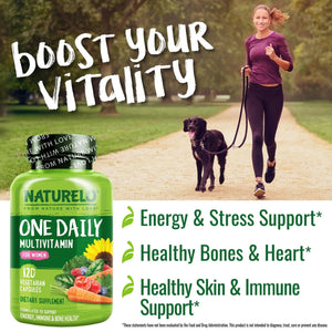 NATURELO One Daily Multivitamin for Men, 120 Vegetarian Capsules One Daily Multivitamin for Women - PrimeBioHealth - canada supplements