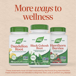 Nature’s Way Herbs Black Cohosh Root Capsules, Traditional Women’s Herbal Supplement*, Cimicifuga Racemosa Root, - PrimeBioHealth - canada supplements